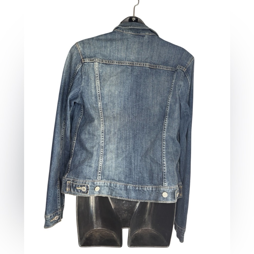 Levis womens Original Trucker Medium
Wash denim Jean jacket sz M preloved - Picture 8 of 12